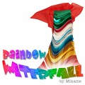 Rainbow Waterfall (with silk) Large by Mikame - Trick